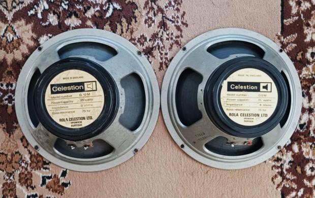 Celestion G12M-25 Blackback- Greenback 8 Ohm 1976 hangszr