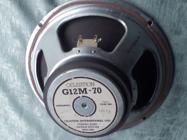 Celestion G12, Modell: G12, j llapot