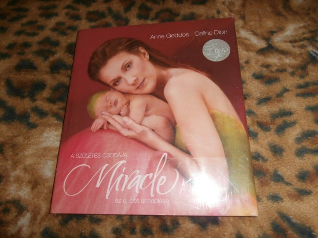 Celine Dion Fotknyv cd-dvd mellklettel Miracle