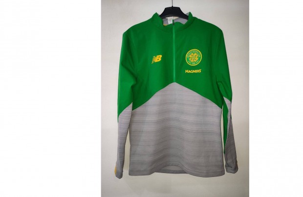 Celtic eredeti New Balance zld szrke cipzras nyak fels (M)