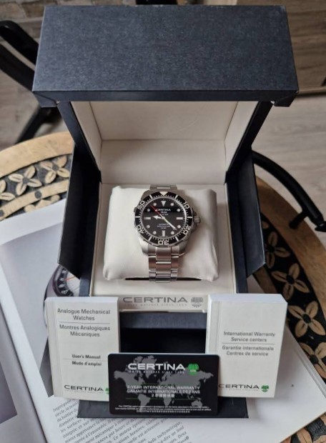 Certina DS Action Diver, újszerű, automata búvár óra
