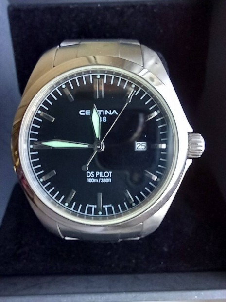 Certina DS Pilot elegns frfi karra