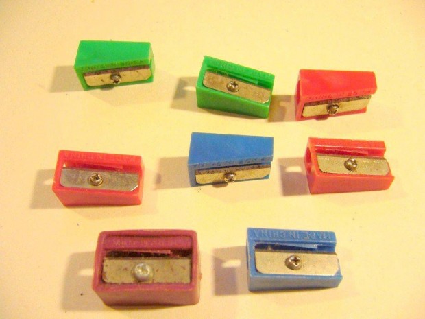 Ceruzahegyezők 7 darab - utolsók - retro Antik vintage - 47971681941