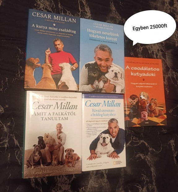 Cesar Millan knyvcsomag egyben 