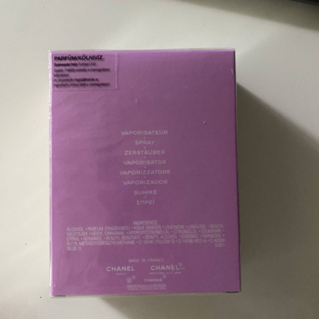 Chance Chanel Eau de Parfüm 100 ml