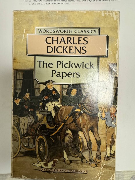 Charles Dickens The Pickwick Papers angolul