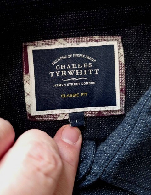 Charles Tyrwhitt, Mens, Non-Iron Diamond Stretch Texture, Shirt eladó!