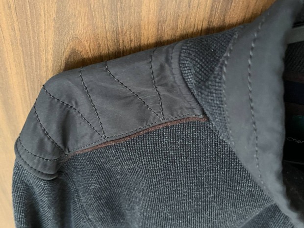 Charles Vögele férfi pulóver XL cipzáras, álló nyakú, elegáns darab