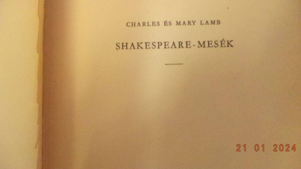 Charles s Mary Lamb: Shakespeara - mesk