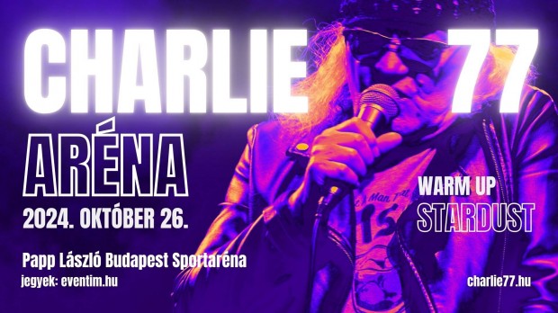 Charlie 77 koncert- Budapest- 2 lljegy- 8500 Ft./db