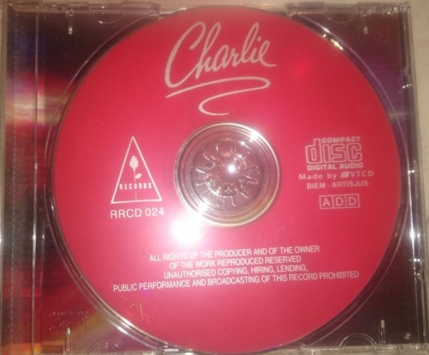 Charlie CD elad!