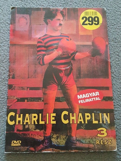 Charlie Chaplin 3. rsz dvd (paprtasakos, bontatlan)