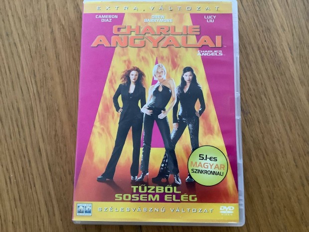 Charlie angyalai DVD (Cameron Diaz, Drew Barrymore, Lucy Liu)