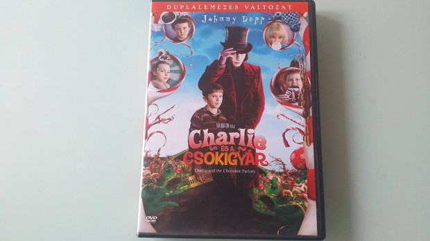 Charlie s a csokigyr DVD film 2 lemezes -Johnny Deep