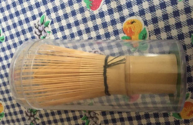 Chasen matcha tea habost bambusz pamacs teakever ecset