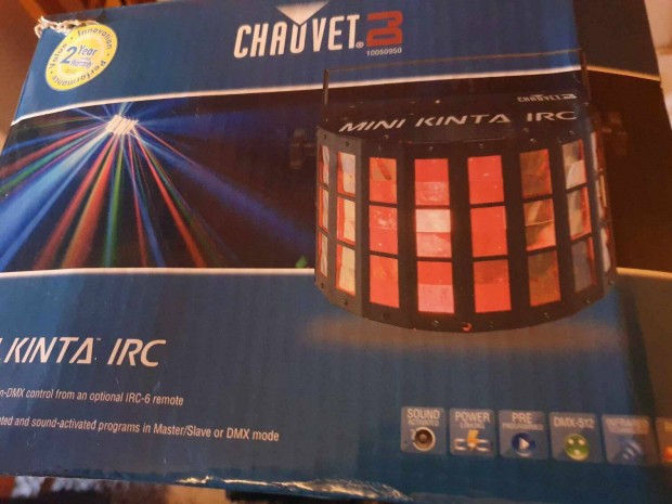 Chauvet Mini Kinta IRC disco lmpa. Els tulajdonostl