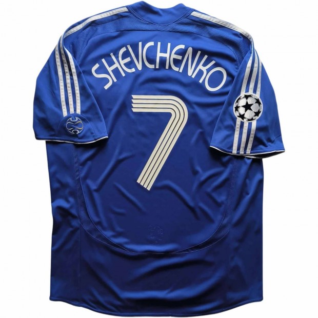 Chelsea 2006-08 Adidas hazai Andriy Shevchenko BL foci mez L-es