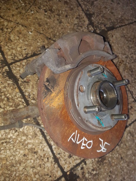 Chevrolet Aveo Jobb Első Csonkállvány Kerékaggyal + Féknyereg + ABS