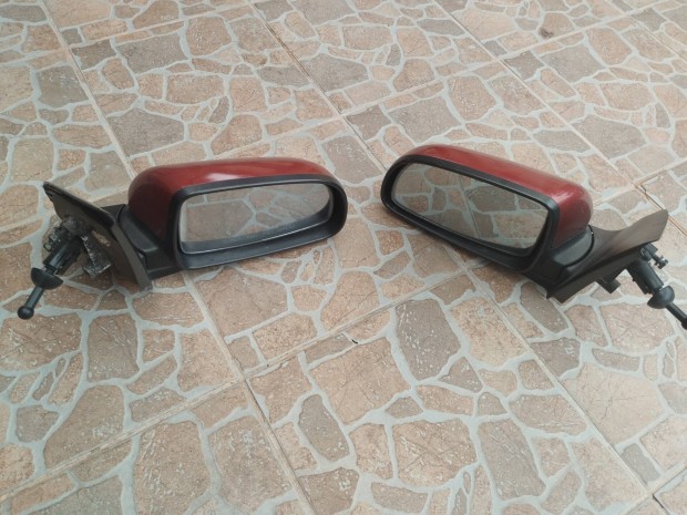 Chevrolet Aveo T250 visszapillantó tükör manuális Piros 2006-2012