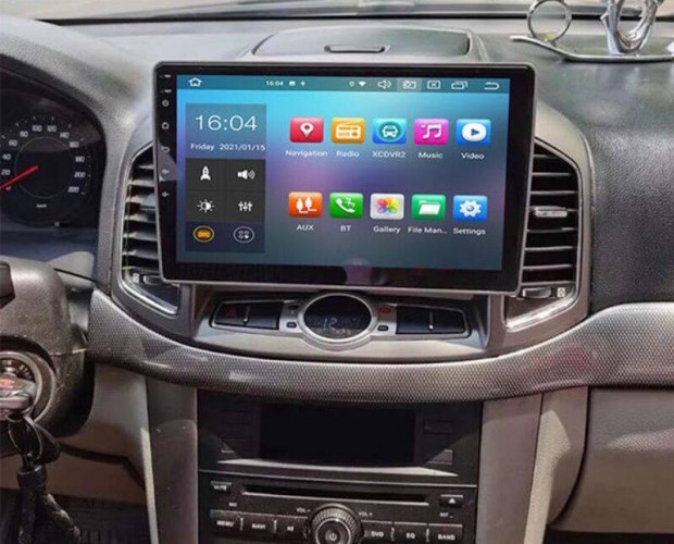 Chevrolet Captiva Carplay Multimédia Android GPS Rádió Tolatókamerával