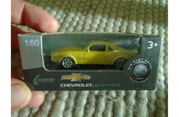 Chevrolet - srga aut Modell - Welly Super9 - 1:60-as mretarny