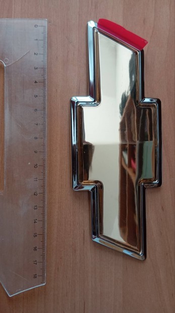 Chevrolet autó embléma, 18x6.5cm, új, eredeti ragasztó