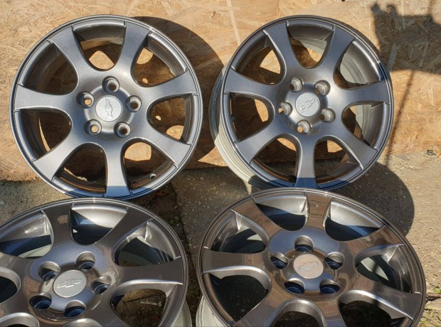 Chevrolet opel gyri alufelni 5x115 grafit karcmentes szett