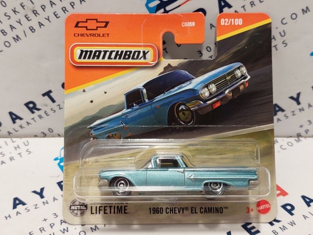 Chevy El Camino (1960) - 02/100 - bliszteres -  Matchbox - 1:64