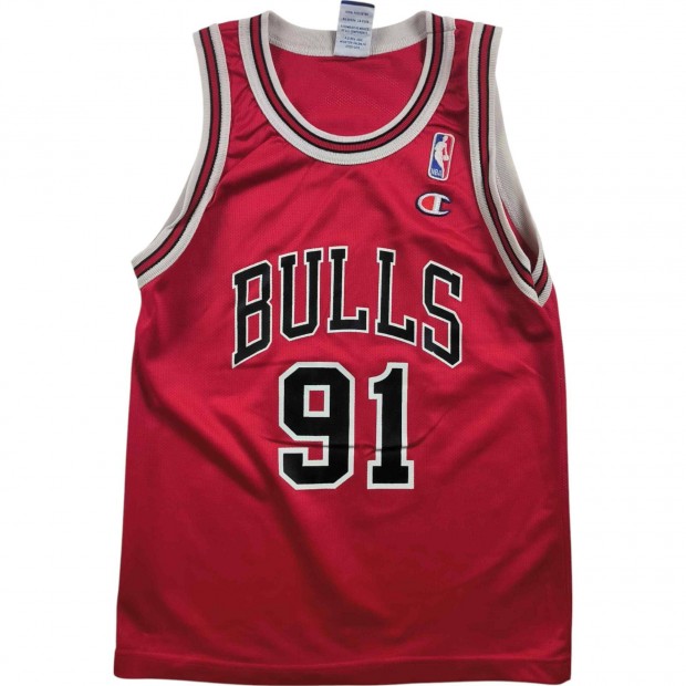 Chicago Bulls Dennis Rodman Champion NBA mez gyerek L-es