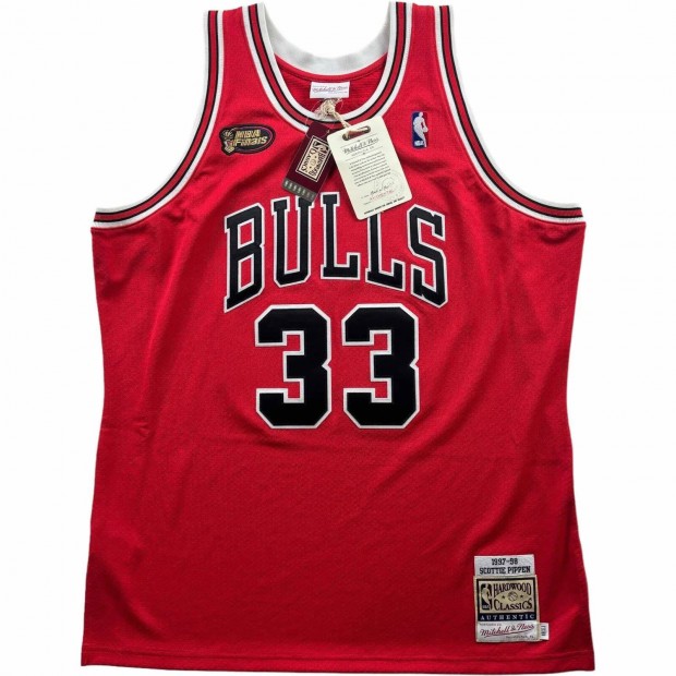 Chicago Bulls Scottie Pippen Mitchell&Ness Authentic *Új*NBA mez 48-as