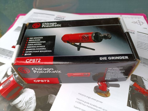 Chicago Pneumatic CP872 egyenes csiszol