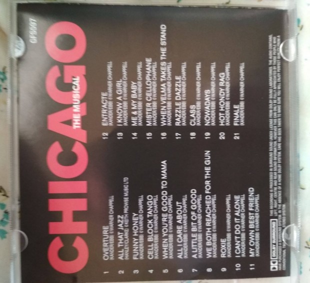 Chicago musical CD elad
