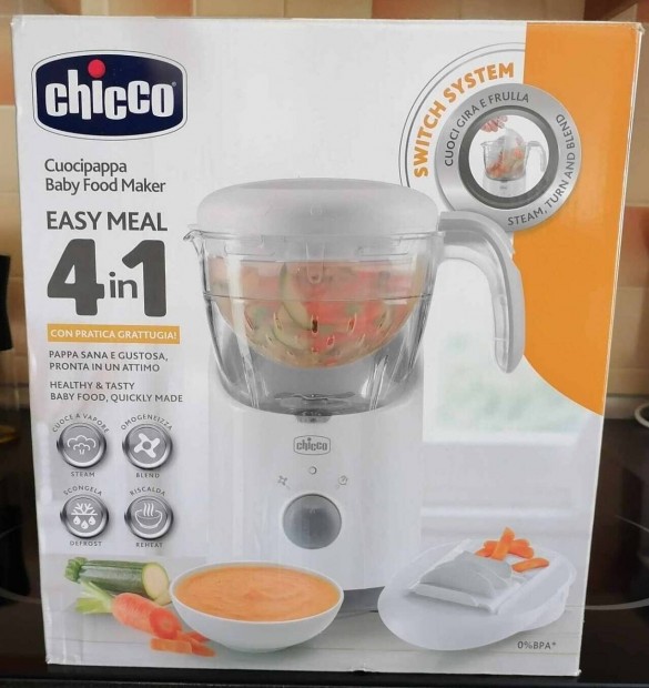 Chicco Easy Meal 4 az 1-ben gzprol s turmixgp, bbitel kszt