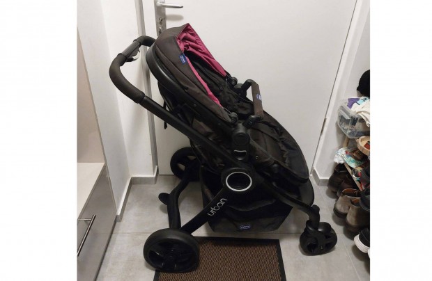 Chicco Urban Plus Black fekete vzas 2 az 1-ben sport babakocsi