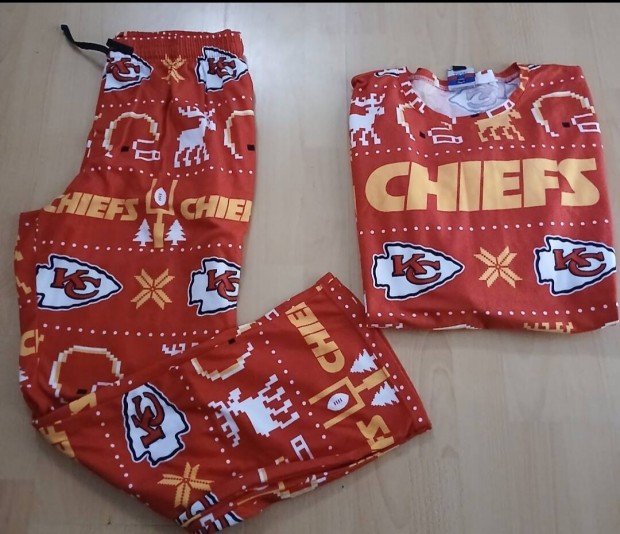 Chiefs ugly karcsonyi frfi pizsama