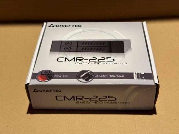 Chieftec CMR-225 2x2,5" merevlemez, SSD rack elad
