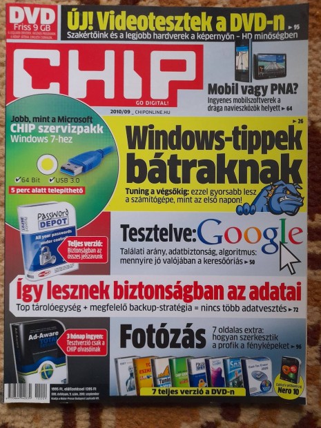 Chip magazin 2010/09 + DVD