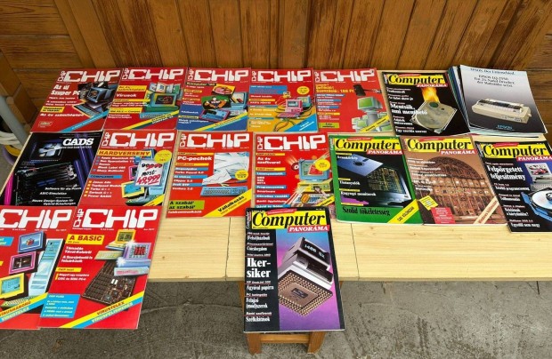 Chip magazin csomag 1989, 91, 92 Computer panoráma