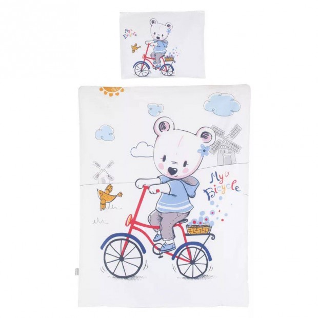 Chipolino 5 rszes gynem garnitra - bear with bicycle, gf