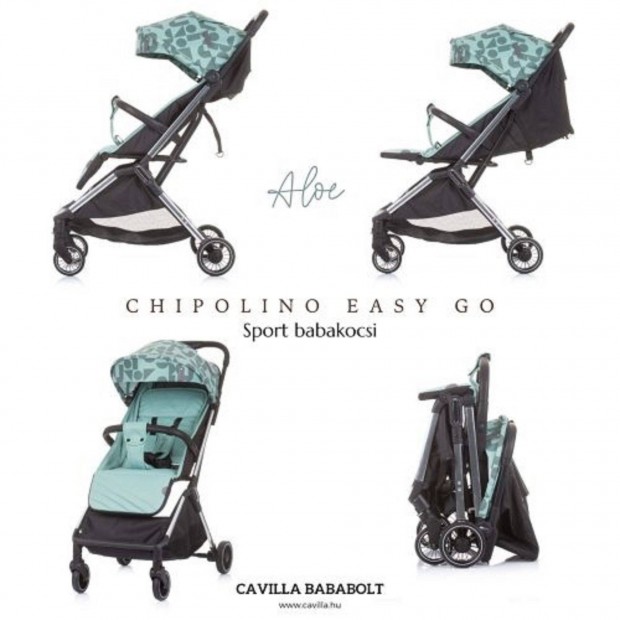 Chipolino Easy Go sport babakocsi - Aloe