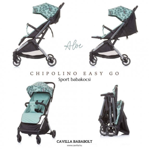 Chipolino Easy Go sport babakocsi - Aloe, hg