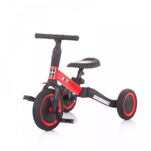 Chipolino Smarty 2 Az 1-Ben Tricikli s Futbicikli - Piros
