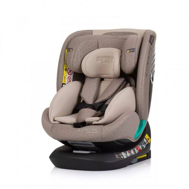 Chipolino Supreme Autsls Isofix 40-150CM - Macadamia