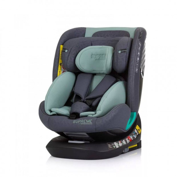 Chipolino Supreme Autsls Isofix 40-150CM - Pastel GR, gf