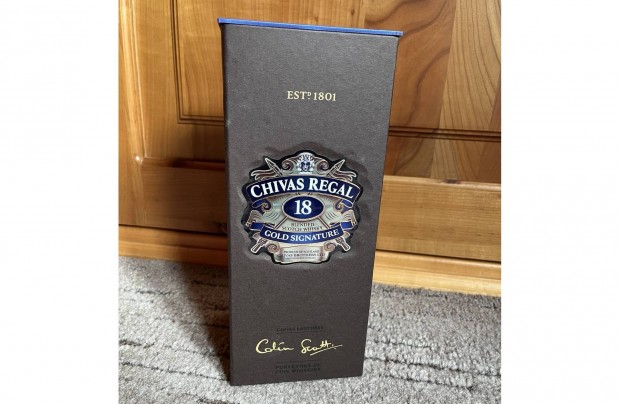 Chivas Regal 18 dszdoboz