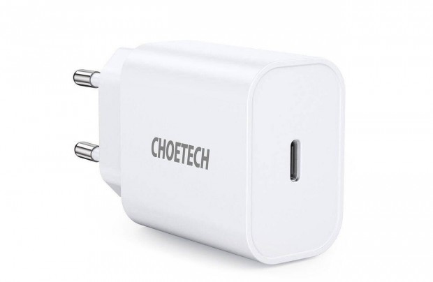 Choetech Hlzati Adapter, Choetech USB-C PD 20W Fast Charger