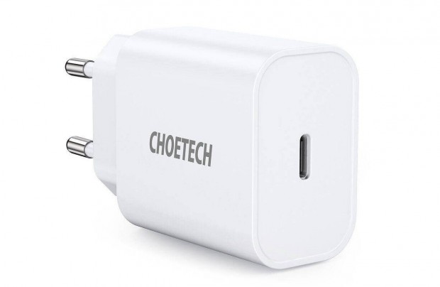 Choetech Hlzati Adapter, Choetech USB-C PD 20W Fast Charger