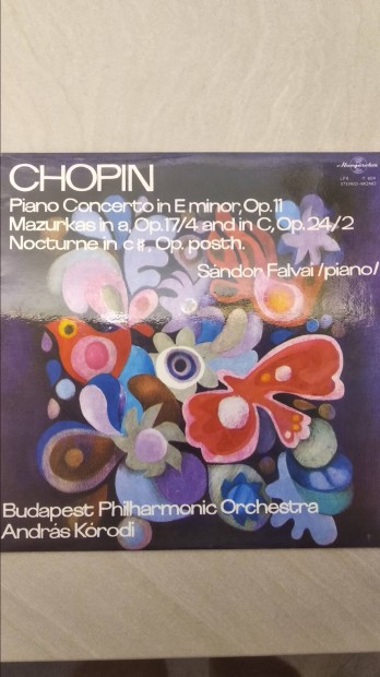 Chopin Concierto in E minor Mazurkas Nocturne LP (VG)