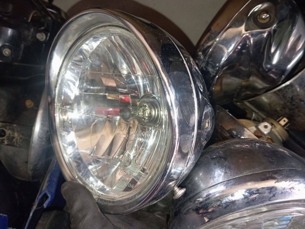 Chopper első lámpa , síküveg , Kymco