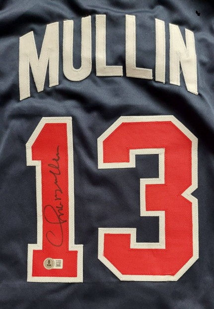 Chris Mullin NBA Dream Team dedikált mez